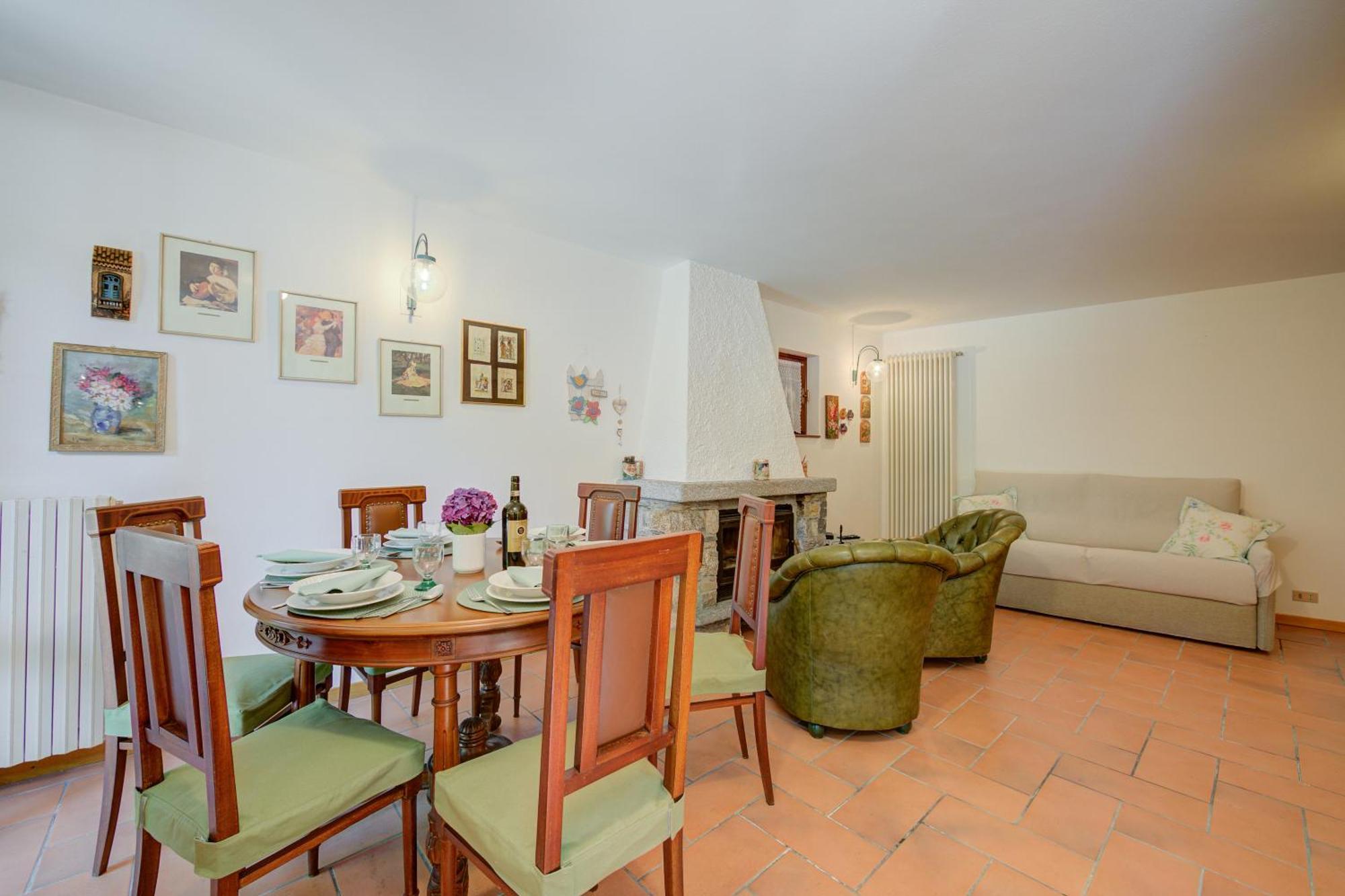 Villa Il Castagno Few Min From Beach - Happy Rentals Castelveccana Dış mekan fotoğraf