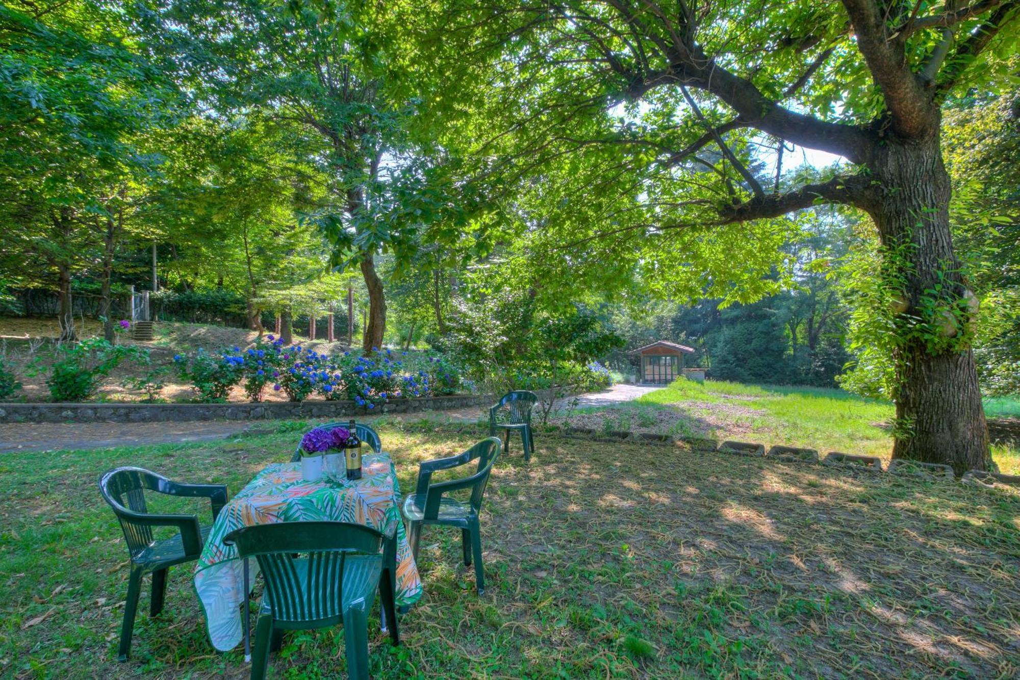 Villa Il Castagno Few Min From Beach - Happy Rentals Castelveccana Dış mekan fotoğraf
